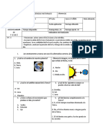 E V A L U A C I Ó N Ciencias Naturales OA11