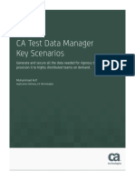 CA Test Data Manager Key Scenarios