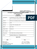 Final TPA Course Plan