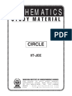 IIT Class XI Maths Circle PDF