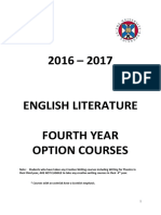 4th Year Option Courses 2016-2017 PDF