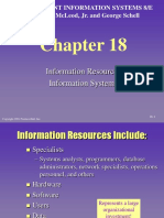 Information Resources Information Systems: Management Information Systems 8/E Raymond Mcleod, Jr. and George Schell