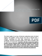 Mixing Compressed Natural Gas (CNG) and Dual Fuel Diesel Engine