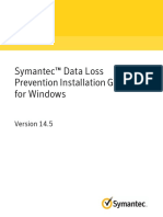 Symantec DLP 14.5 Install Guide Win