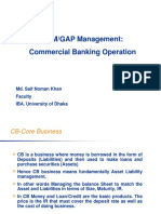 ALM/GAP Management: Commercial Banking Operation: Md. Saif Noman Khan Faculty IBA. University of Dhaka