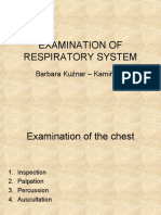 Examination of The Respiratory System