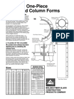 MFG Fiberglass Column Forms Product Sheet