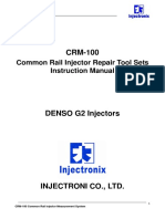 Common Rail Injector Repair Tool Sets Instruction Manual