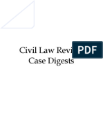 Civil Law Review Case Digests