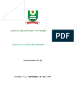 Acc 201 Taxation PDF