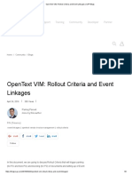 OpenText VIM - Rollout Criteria and Event Linkages - SAP Blogs