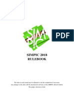 Rulebook Simpic2018