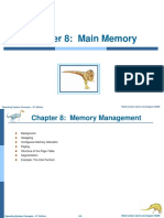 Chapter 8: Main Memory: Silberschatz, Galvin and Gagne ©2009 Operating System Concepts - 8 Edition