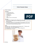 Perfect Pancake Recipes PDF