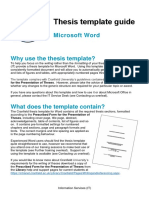 Word Thesis Template For Word