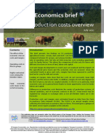 Farm Economics Brief: N°2 EU Production Costs Overview