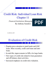 Evaluation of Credit Risk