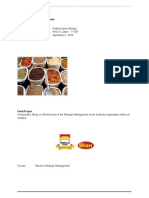 Strategic Management Comparision of Shan Foods and National Foods