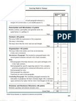 Writing 4 - Essay Scoring Rubric - 1