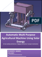 Automatic Multi Purpose Agricultural Machine Using Solar Energy