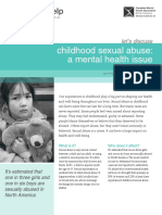 Childhood Sexual Abuse A Mental Health Issue Opt