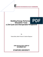 Building Energy Performance Simulation Tools - A Life-Cycle and Interoperable Perspective