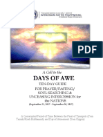 Set 4 - A Ten Day Guide For The Days of Awe Sept 21 - 30, 2017