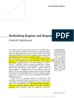 Rethinking Regions and Regionalism: Fredrik Söderbaum