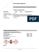 MSDS Phthalic Anhydride