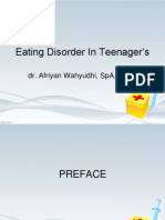 Eating Disorder Teenager