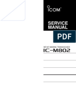 Icom IC-M802 Service Manual