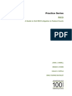 A Guide To Civil RICO Litigation in Federal Courts