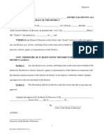 Handout D - Resolution Ratifying Prior Acts