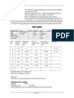 Trip Sheet: Following Data Is Available