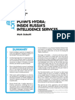 Ecfr 169 - Putins Hydra Inside The Russian Intelligence Services 1513 PDF