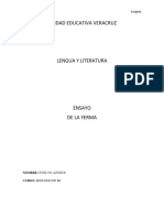 Ensayo de Yerma de 1200 de Lenguaje y Literatura