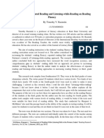 Resume of Effects of Repeated Reading and Listening-while-Reading On Reading Fluency by Timothy V. Rasinski.