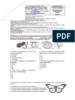 Evaluacion Ciencias Naturales Grado 4to