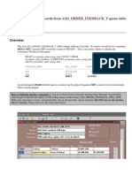 ASO - ORDER - FEEDBACK - T Purging