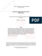 Signal Processing For Biometric Systems (DSP Forum)