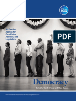 Democracy: An Election Agenda For Candidates, Activists, and Legislators