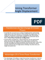 Determining Transformer Phase Angle Displacement