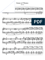 Game of Thrones - Difficult Piano Version PDF