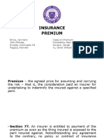 Insurance Premium