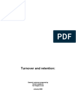 Turnover and Retention