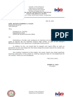 Request Letter Form 137