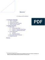 Introduction To Reasoning: K. P. Mohanan and Tara Mohanan