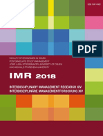 Interdisciplinary Management Research - IMR XIV