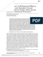 Sharma & Sokai Can Teachers Self Reported Efficacy, Concerns, and Attitudes Toward Inclusion Scores Predict Their Actual Inclusive Classroom Practices