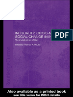 (Thomas Reuter) Inequality, Crisis and Social Chan